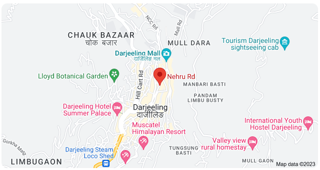 Nehru Road Darjeeling location Map
