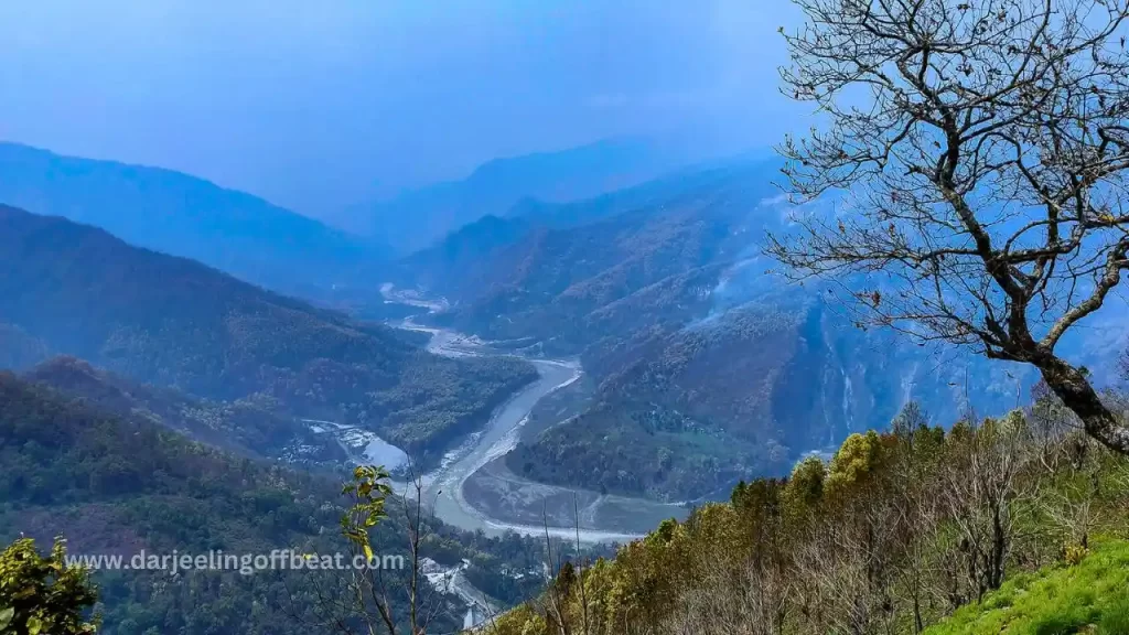 Teesta river in North Bengal