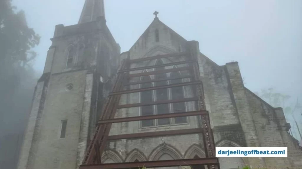catherine chapel in Kalimpong. Very old school in Kalimpong