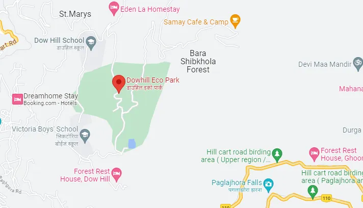 Dowhill Park Location , Kurseong