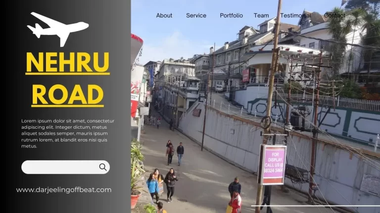 Nehru Road in Darjeeling