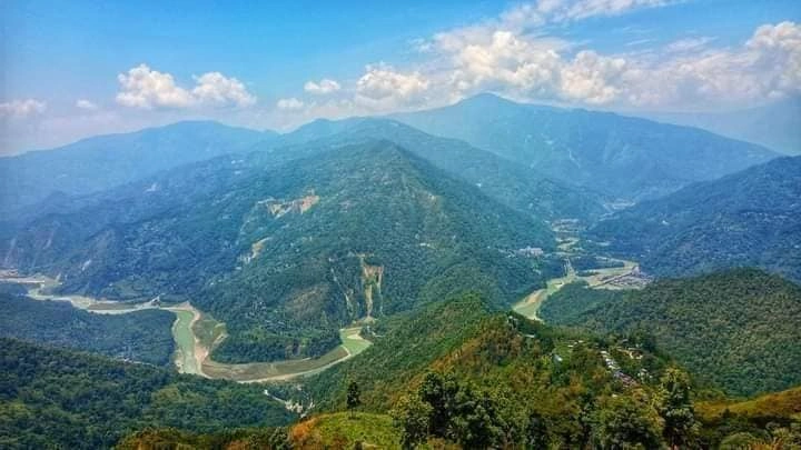 Panoramic view Darjeeling