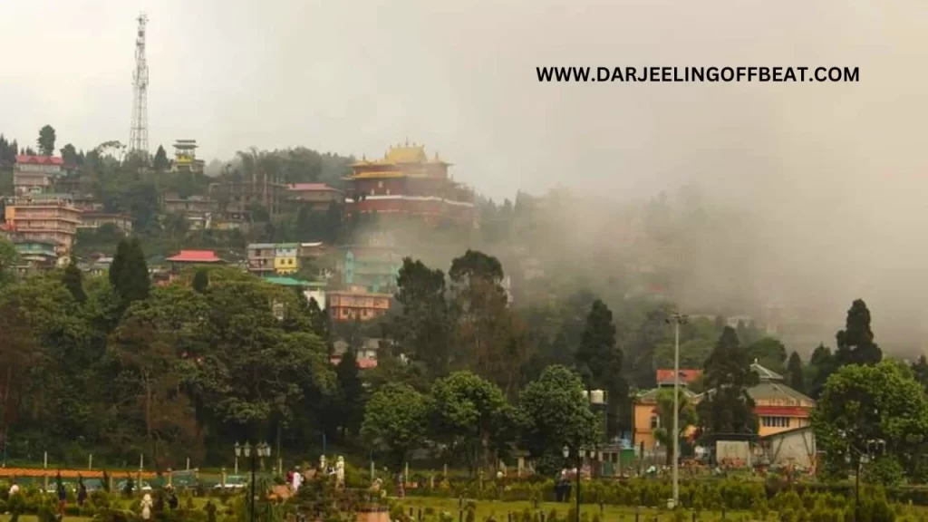 Bokar monastery from mirik lake