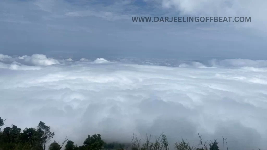 Sea of clouds from chimney