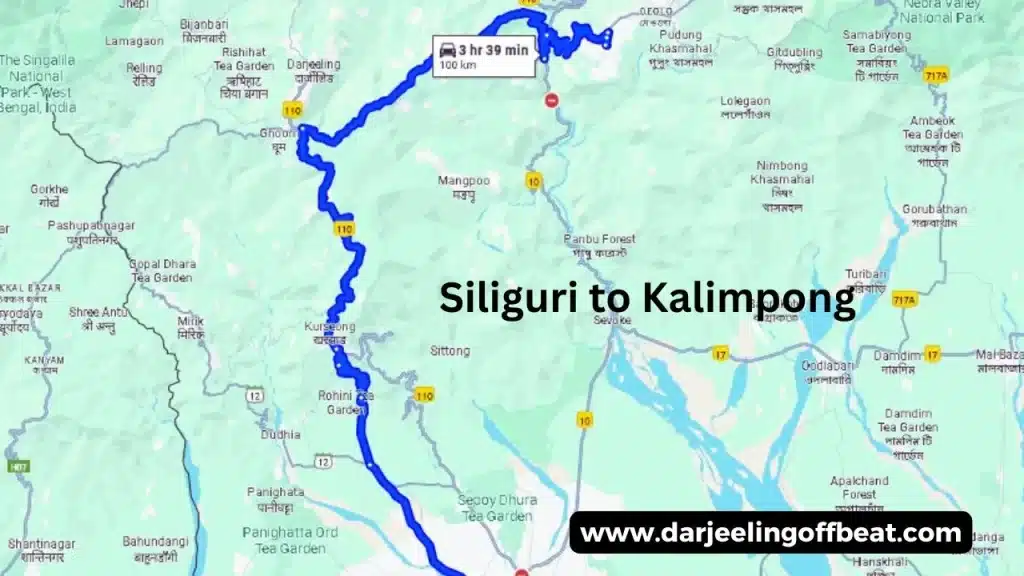 Siliguri to Kalimpong