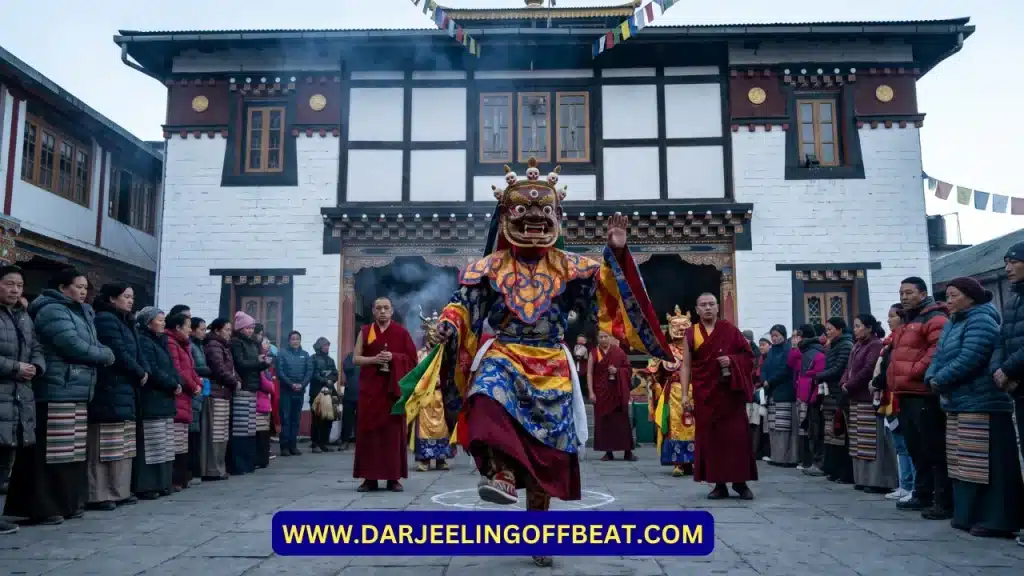 Ghoom Monastery Darjeeling in late January