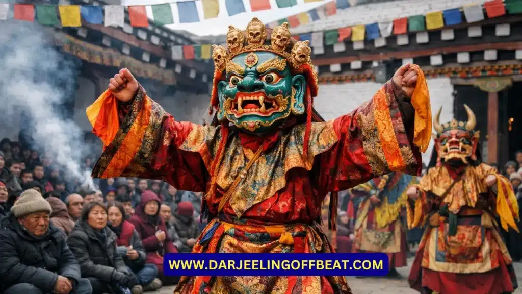 Losar Tibetan New Year Cham masked dance