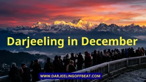 Tiger Hill Darjeeling at dawn in December