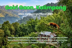 Goiri Gaon Kalimpong Neora Valley offbeat
