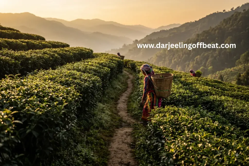 Kalimpong tea plantation village