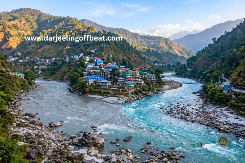 Teesta-Rangpo Confluence from Valley Level