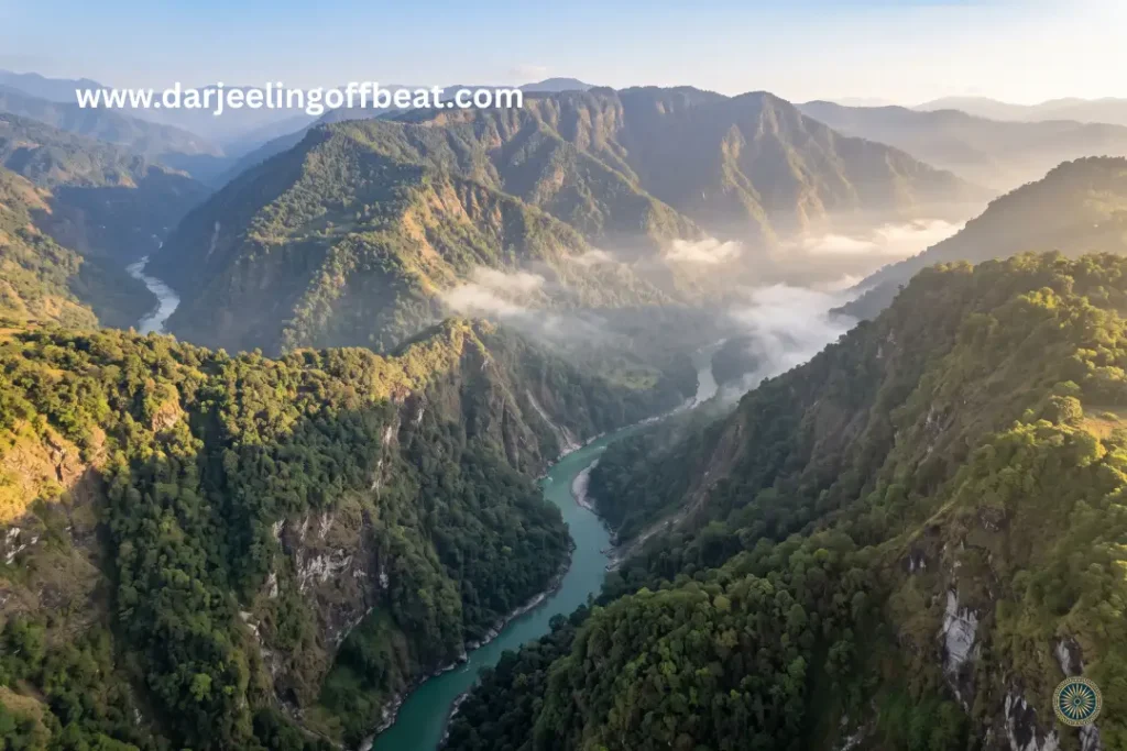 Teesta valley view Kalimpong
