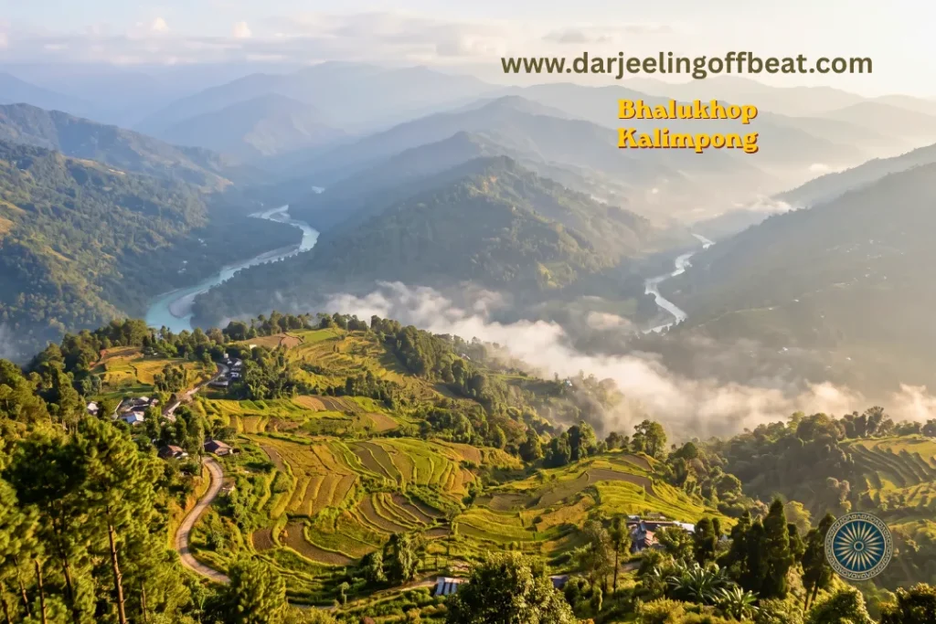 Teesta valley view Kalimpong